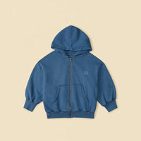Natural Dye Everyday Zip Up in Indigo
