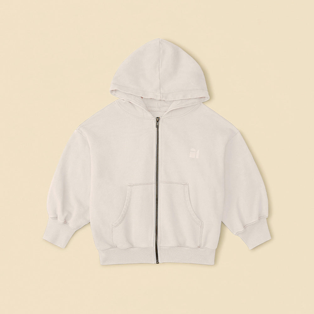 Natural Dye Everyday Zip Up in Beechwood
