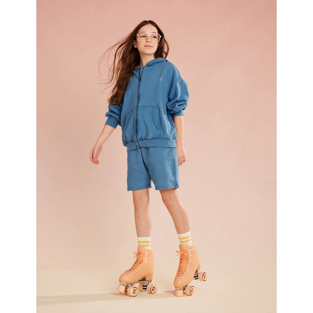 Natural Dye Everyday Zip Up in Indigo