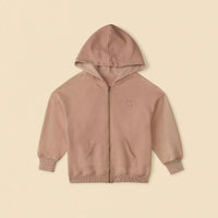 Natural Dye Everyday Zip Up in Onion