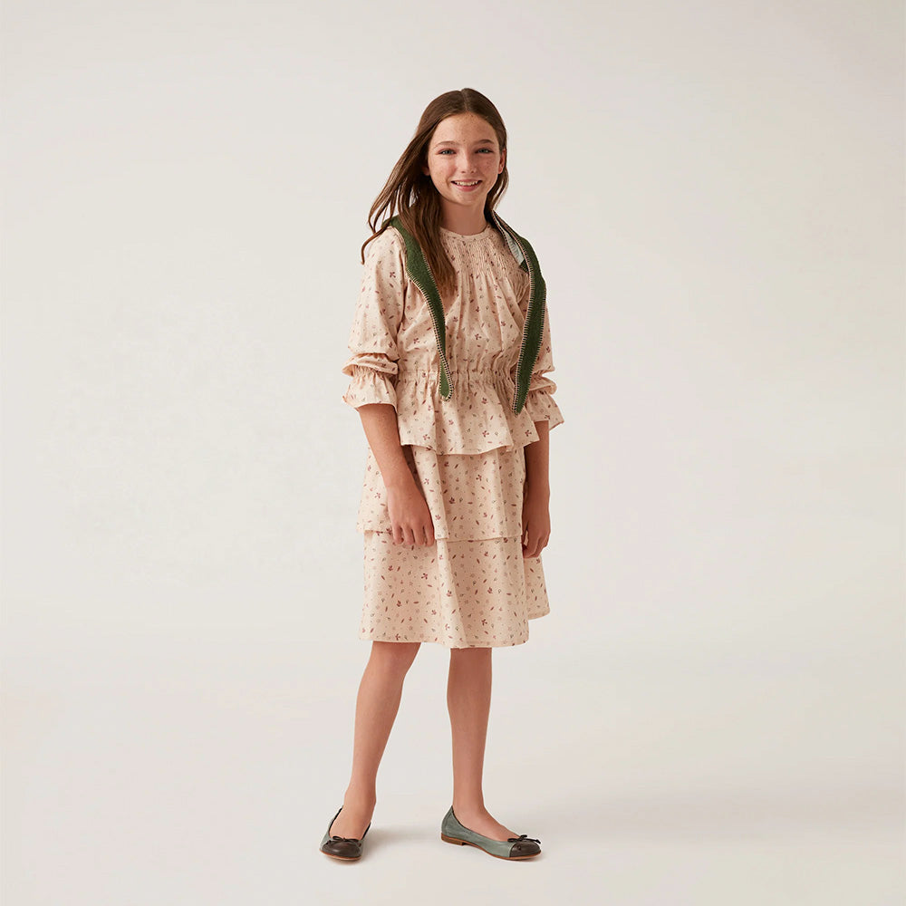 Organic Woodland Smocked Dress - Unique Color